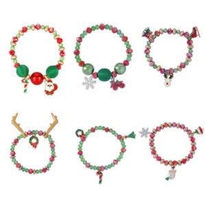 Bracelet with Christmas themed elements